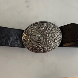 FOSSIL Black Genuine Leather, Size Small